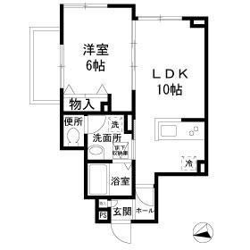 拡大写真:コリーヌ梶ヶ谷 1階101の間取り