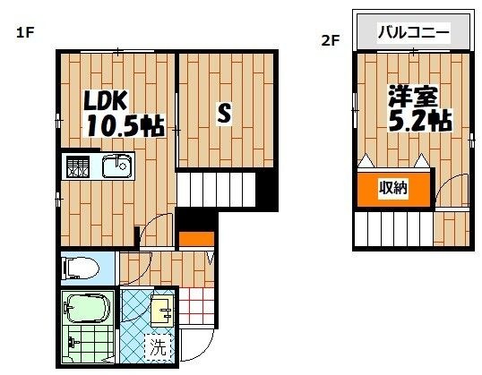 拡大写真:Halelea 1階101の間取り