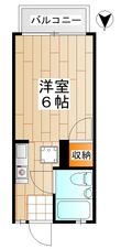 フラワーハイツの間取図