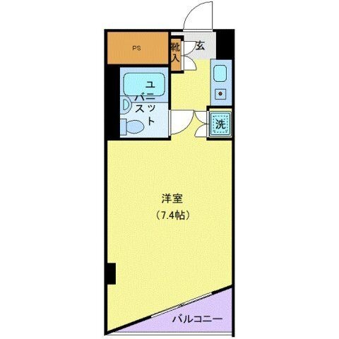 拡大写真:シーサイドコート金沢八景 2階207の間取り