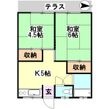 コーポ卯月の間取図