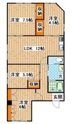 横浜市金沢区泥亀1丁目の間取図