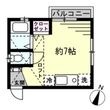 スクウェア二俣川の間取図