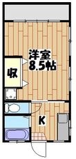 東蒔田ハイツの間取図