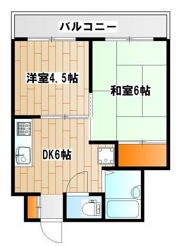 上大岡グリーンハイツD棟の外観