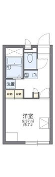 レオパレスサンセリテ上之の間取図