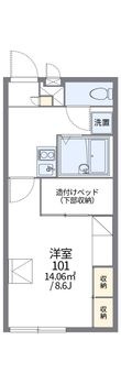 レオパレス永遠の間取図