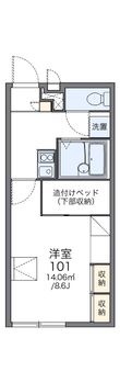 レオパレス大門の間取図