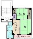 Oasis　Umedaira　　　１　1の間取図