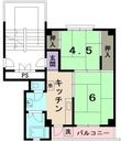 Oasis　Umedaira　　　１　1の間取図