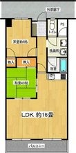 コーポ11の間取図