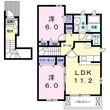 サンローズ Aの間取図