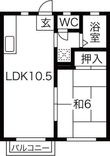 ビブロスヒルCの間取図