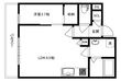 キニスム東五百住の間取図