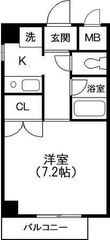 万里乃ビルの間取図