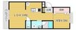 マンション東岡の間取図