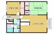 サンヒルズハイツの間取図