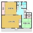 富田第二住宅71号棟の間取図