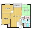 メゾンフラグランスの間取図
