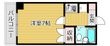 写真:ロイヤルハイツ 2階214の間取図