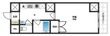 ヴェリッシモ芥川の間取図