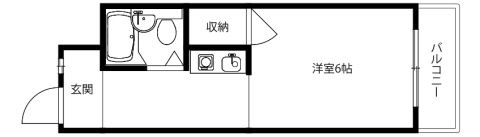 拡大写真:ウィズ・ユー 4階404の間取り