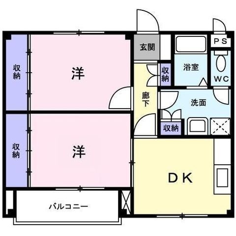 拡大写真:S.G如是 2階202の間取り