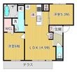 D-residence下田部A棟の間取図