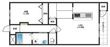 森田マンションA棟の間取図