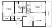 キムラハイツIIの間取図