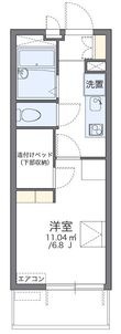 レオパレスシャルム宝の間取図