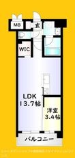 ウィングス西本町の間取図