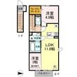 D-room泉台 A棟の間取図