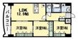 ロイヤルノースナインの間取図