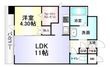 フェリシエ京町の間取図