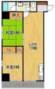 コンフォート高見の間取図