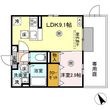 D-ROOM下富野の間取図
