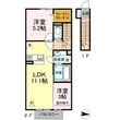 D-room泉台 A棟の間取図