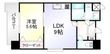 竪町センタービルの間取図