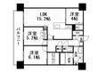 ザ・サンパーク小倉駅タワーレジデンスの間取図