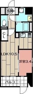 写真:G-Apartment開 2階205の間取図