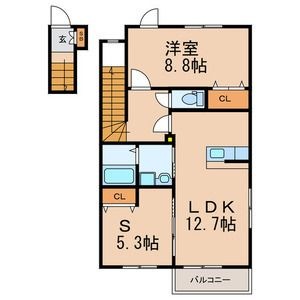 拡大写真:ボヌールM Ⅰ 1階201の間取り