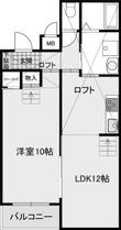 ケイズプレイス旦過の間取図