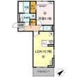 写真:Nest Piece 原町 2階201の間取図