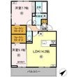 写真:Nest Piece 原町 3階306の間取図