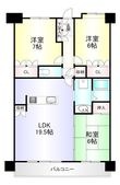 シャトレ大手町N棟の間取図