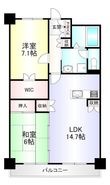 シャトレ大手町N棟の間取図