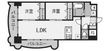 ロイヤルノースナインの間取図