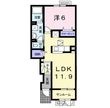 クレメント　Ａの間取図