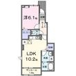 セーバリーブリーズⅡの間取図